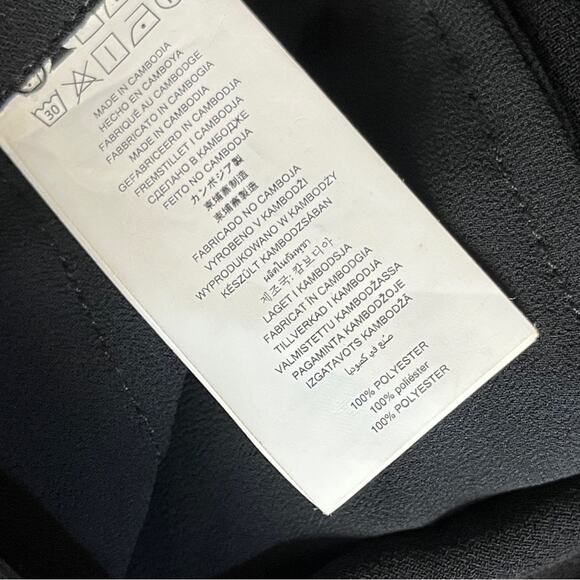 Michael Kors High Rise belted Wide Leg pants black - 2P - Picture 11 of 11